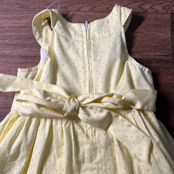 Handmade Yellow Polka Dot Dress - Picture 5 of 5